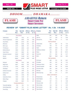 cover image of Smart Plus News Letter